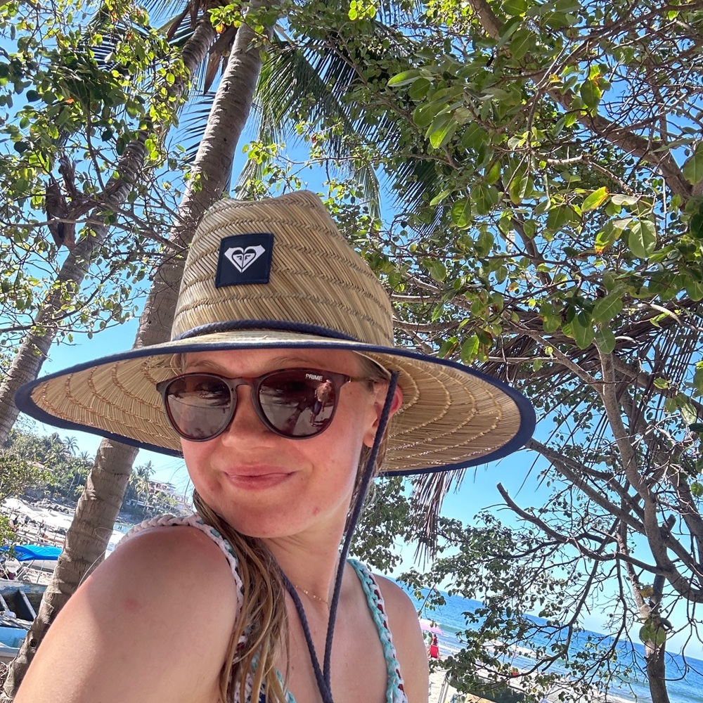ROXY straw sun hat